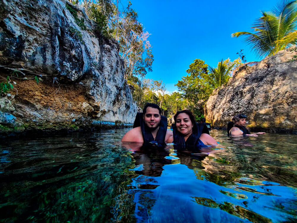 Tulum experience with cenotes and Statue of mother nature